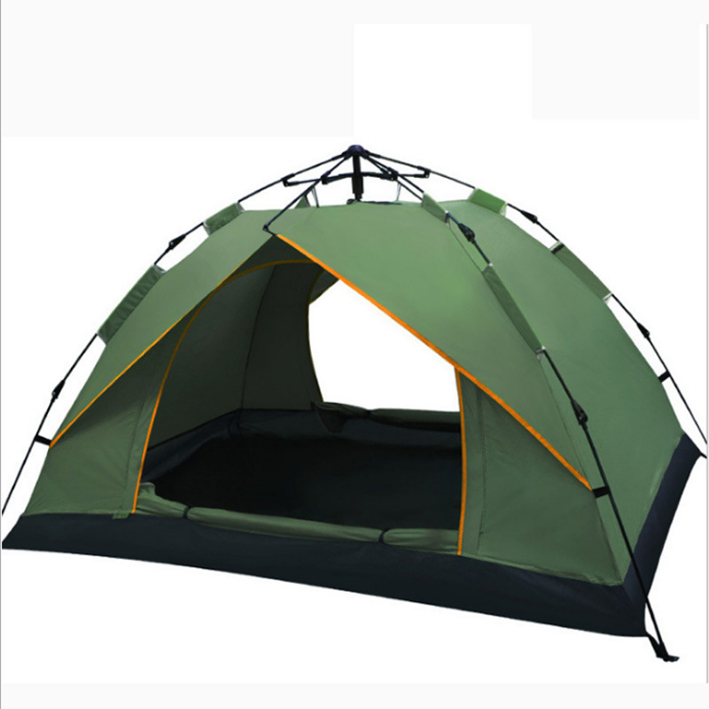 Cheap Goat Tents Fully Automatic Outdoor Camping Self Driving Tent Fishing Tent For Two Persons 3 4 Persons One Door Three Windows Tents Tents 